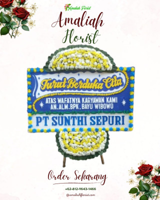 Papan Bunga Duka di Singkep Barat